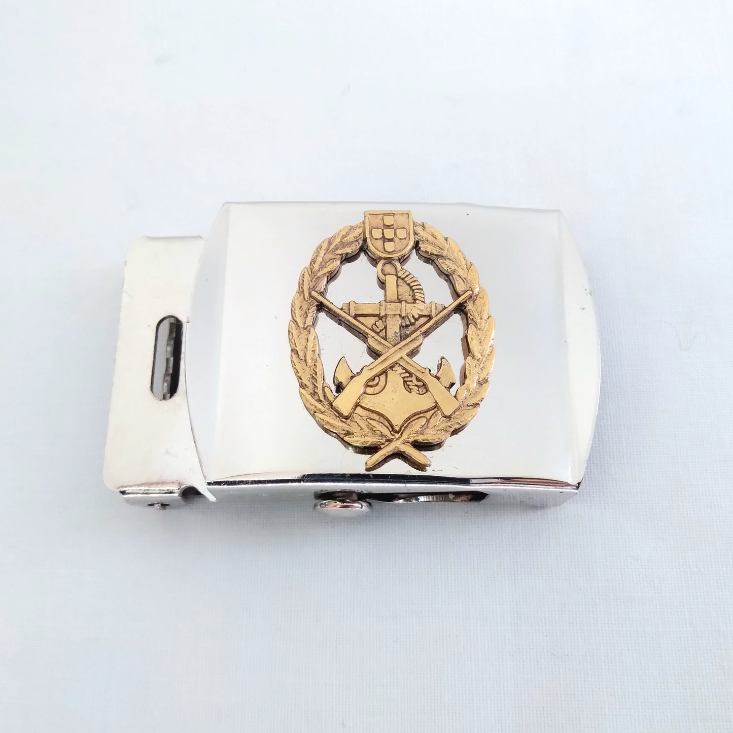 FZ Marines buckle with silver relief