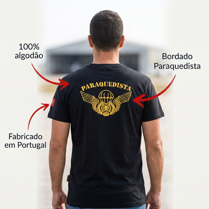 T-shirt Paraquedista Bordada