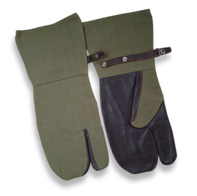 Guantes de artillero del ejército francés.