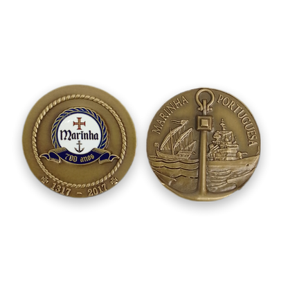 Medalha comemorativa dos 700 anos da Marinha