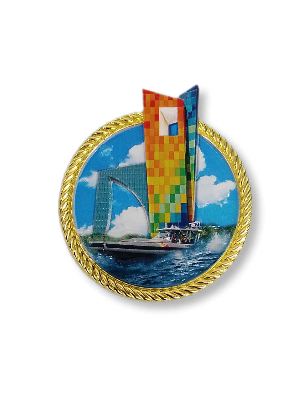 Medalha / moeda Estación de Guardacostas da Colombia - Barranquilla