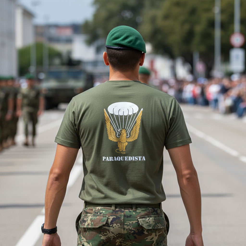 Parachutist T-shirt - "Sweat Saves Blood"