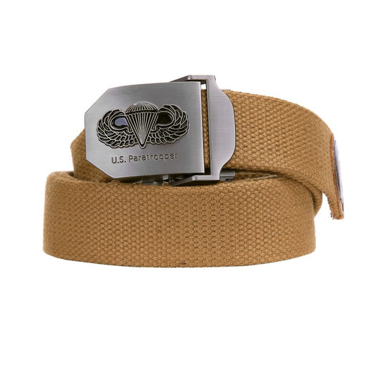 US Paratrooper Leather Trim Belt