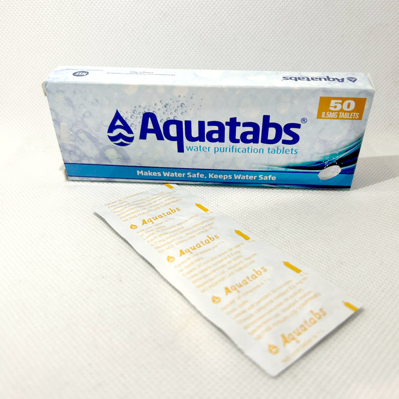 Pastilhas purificadoras de Água