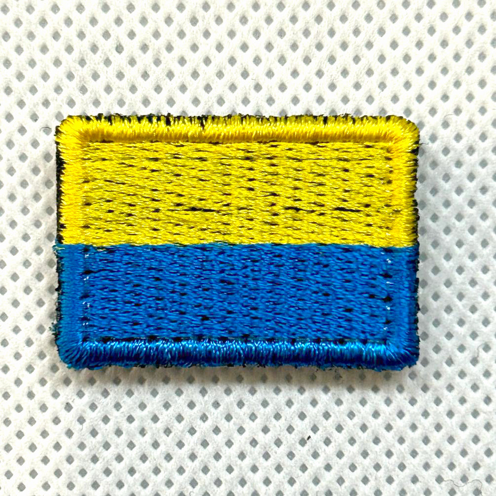 Patch mini 3x2cm bandeira da Ukrania