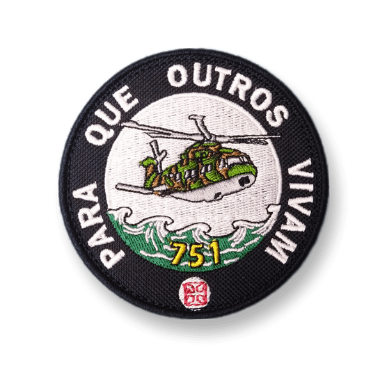 Patch "Para que Outros Vivam" - Esquadra 751 - FAP