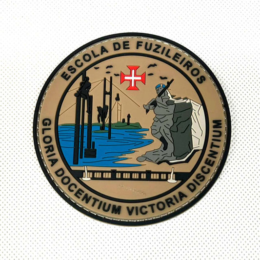 Patch Escola de Fuzileiros - pvc/borracha