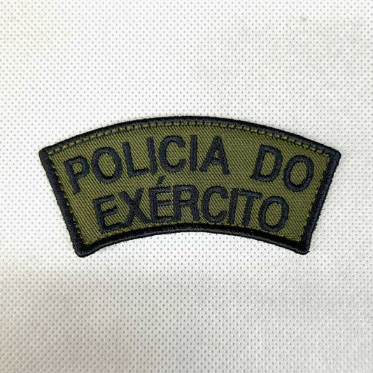 Patch meia-lua Policia do Exercito - PE - Trincheira Militar