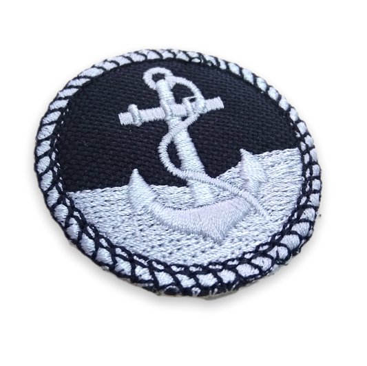 Patch distintivo de navegação - Prata