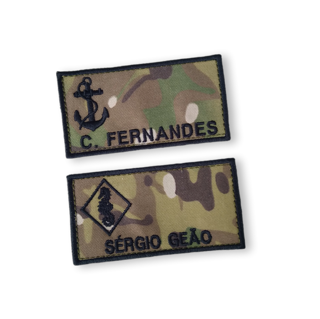 Patch de nome rectangular - Marinha