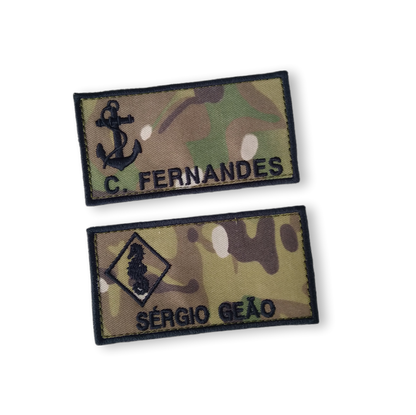 Patch de nome rectangular - Marinha