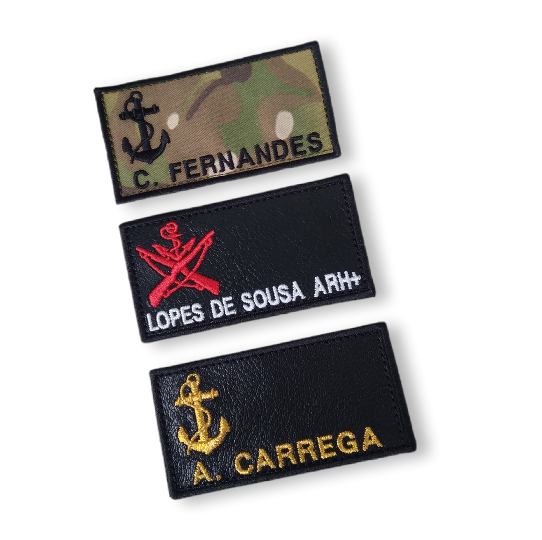 Patch de nome rectangular - Marinha