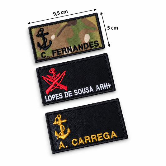 Patch de nome rectangular - Marinha