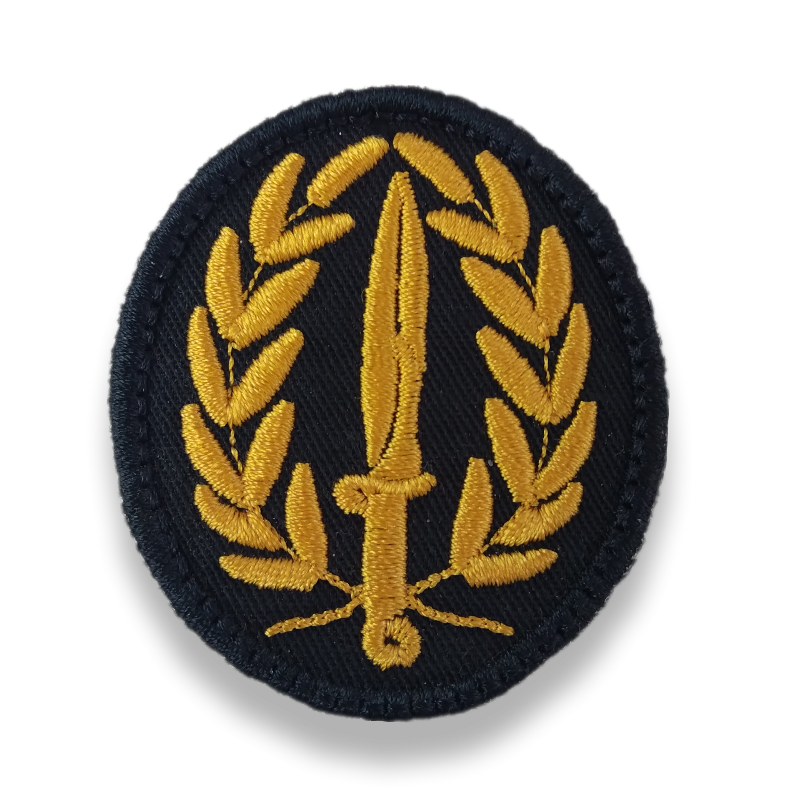 Oval Patch Marine Course Badge