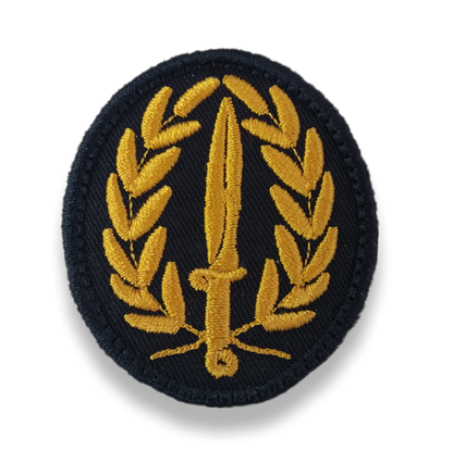 Oval Patch Marine Course Badge