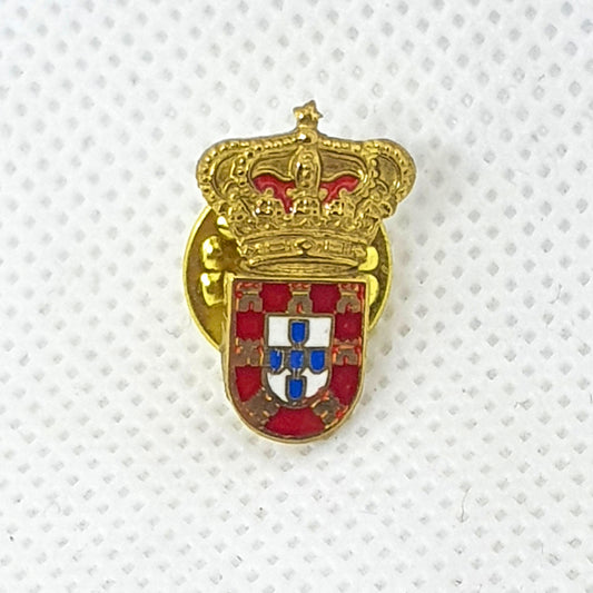 Monarchy Shield Pin