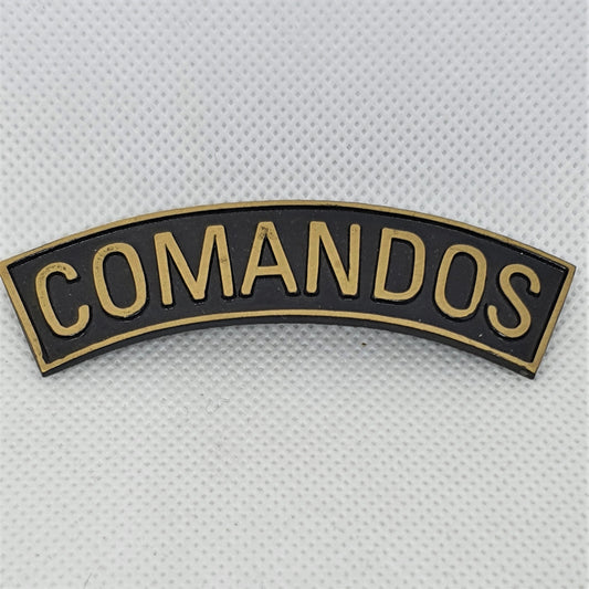 Placa de ombro CMDs Comandos - Trincheira Militar