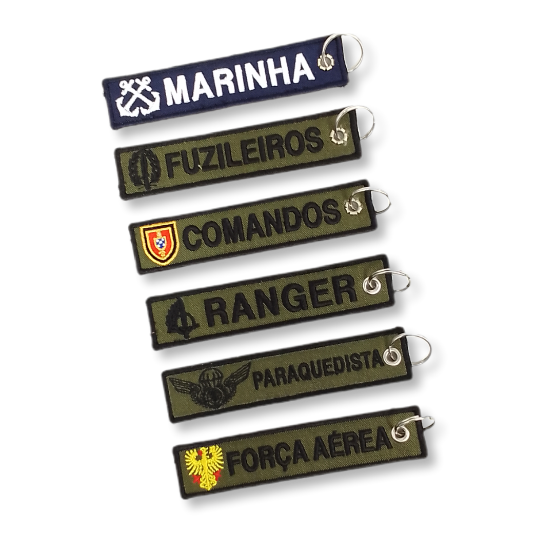 Porta chaves bordado Forças Armadas de Portugal
