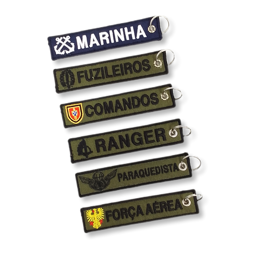 Porta chaves bordado Forças Armadas de Portugal