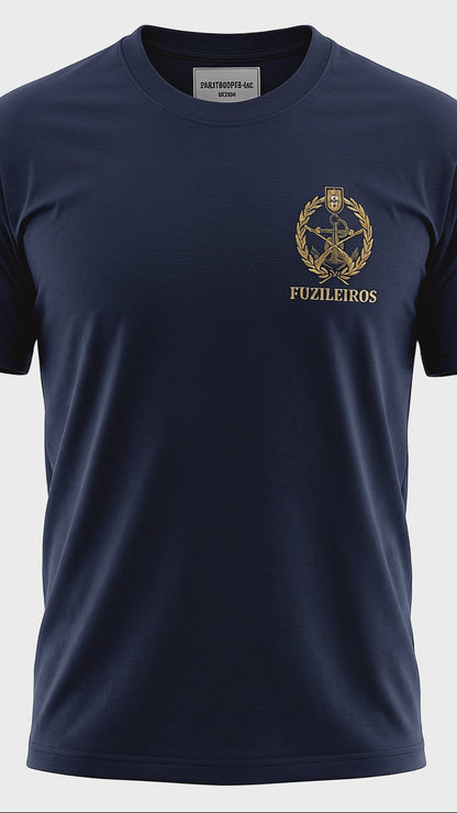 T-shirt estampada Fuzileiro - 220g