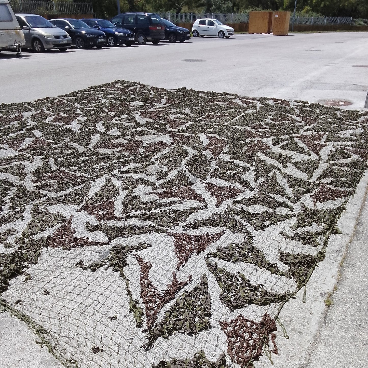 Rede de camuflagem e ocultação de carros de combate 9x9mt