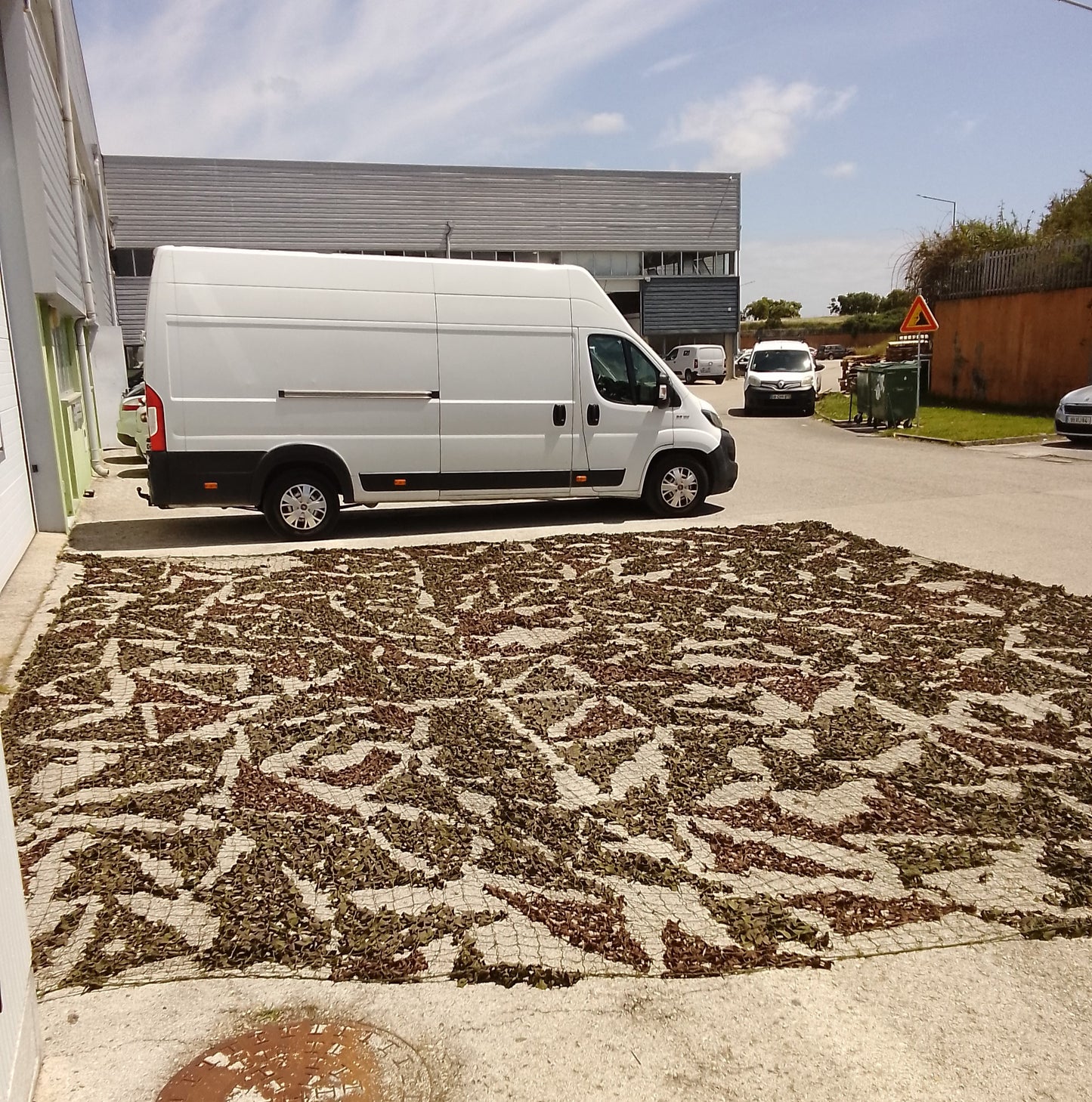 Rede de camuflagem e ocultação de carros de combate 9x9mt