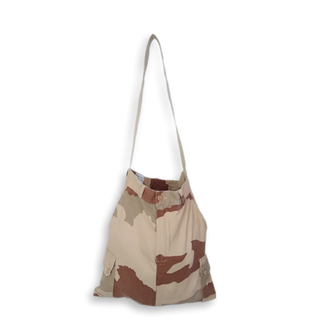 Bolsa / Saco de ombro de calças militares camufladas