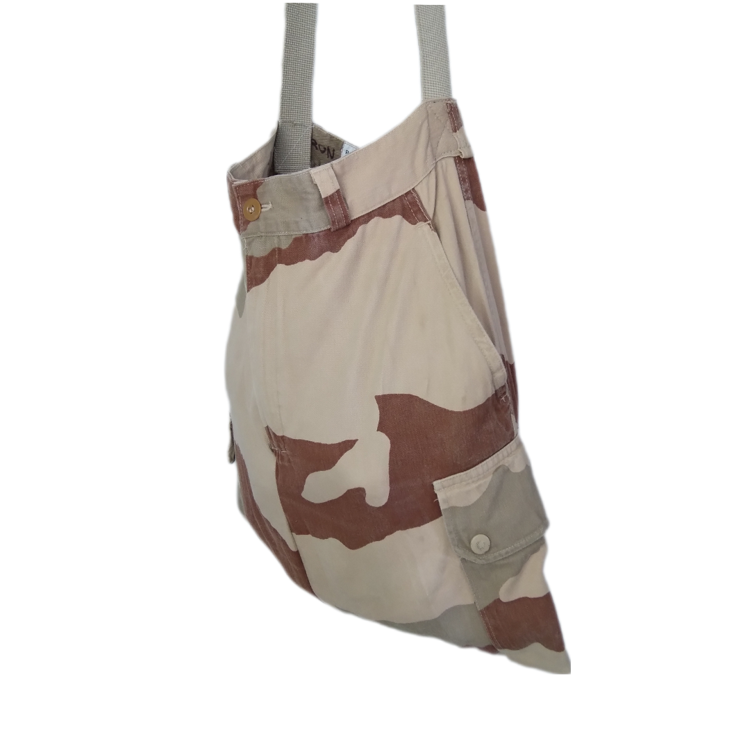 Bolsa / Saco de ombro de calças militares camufladas