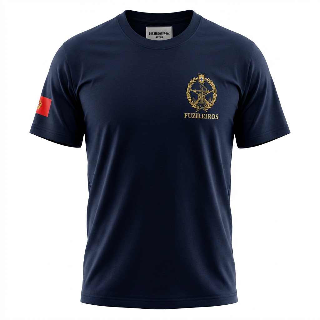 T-shirt estampada Fuzileiro - 220g