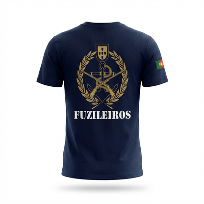 T-shirt estampada Fuzileiro - 220g