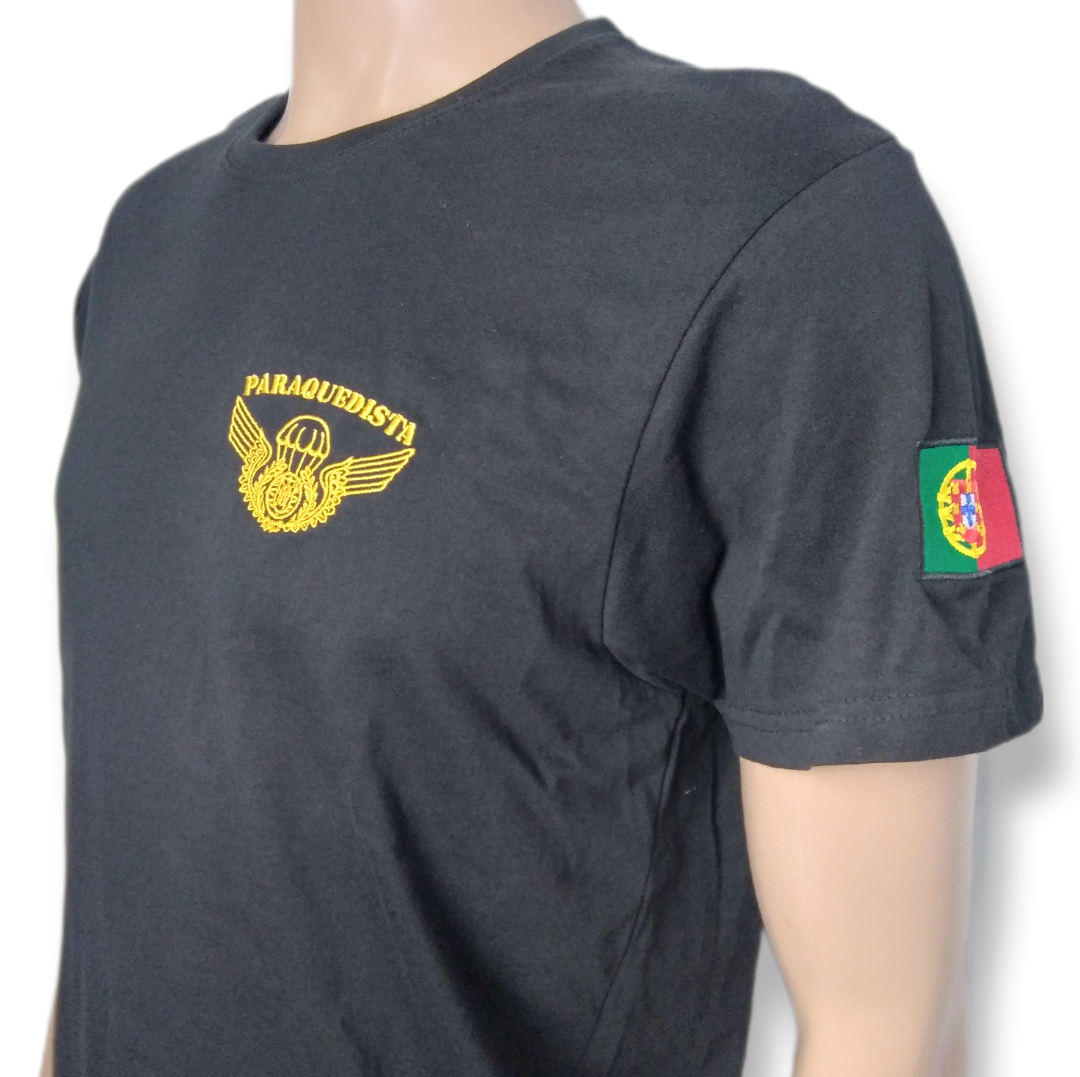 T-shirt Paraquedista Bordada