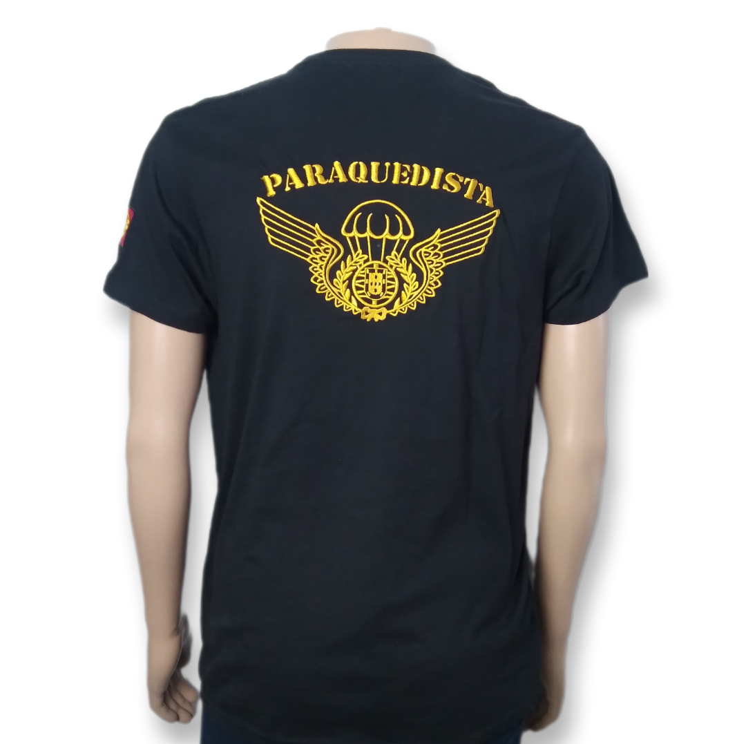 T-shirt Paraquedista Bordada