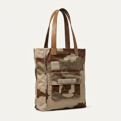 Bolsa Tote-bag em tecido camuflado