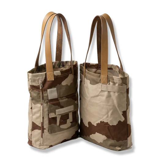 Bolsa Tote-bag em tecido camuflado