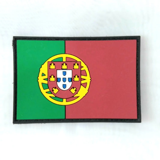 Patch bandeira Portuguesa - 8x5cm (pvc/borracha) - Trincheira Militar