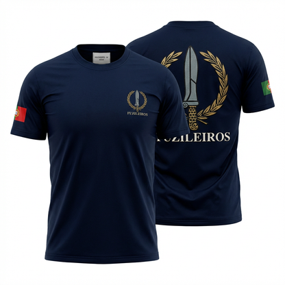 T-shirt estampada Fuzileiro - 220g