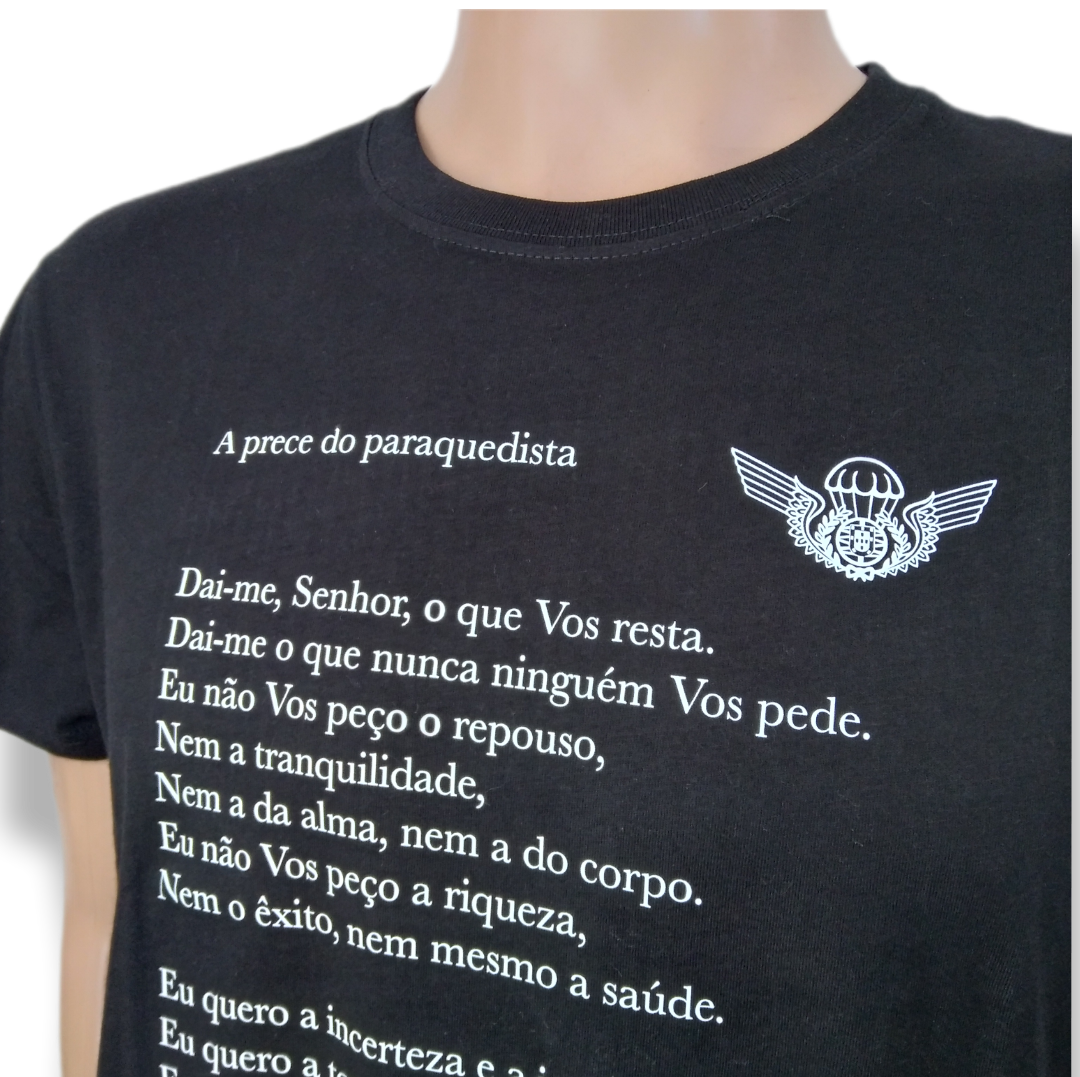 T-shirt A Prece do Paraquedista