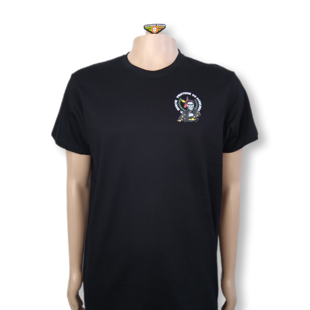 Commandos T-shirt - "Luck Protects the Bold"