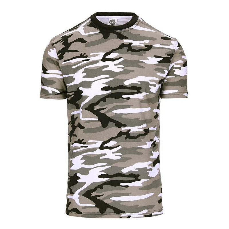 T-shirt camuflada