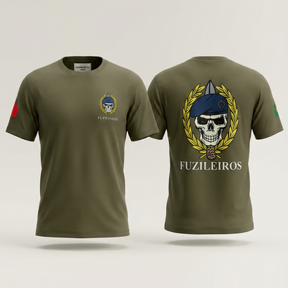 T-shirt estampada Fuzileiro - 220g