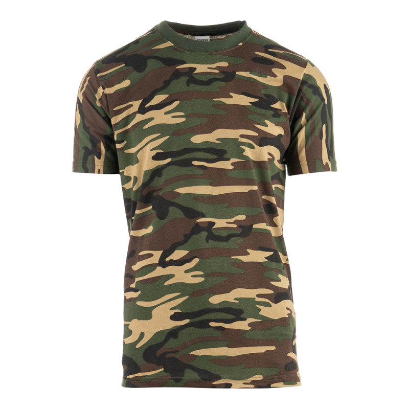 T-shirt camuflada